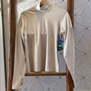 Columbia Women's Beige Long Sleeve Turtleneck